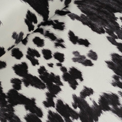 Terciopelo liso Savane Vaca Negro - Maison Klem