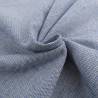 Effet Lin Lurex Oeko-Tex bleu argent