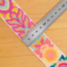 38mm White-Backed Floral Crochet Trim - Maison Klem