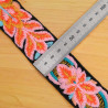 38mm Black-Backed Floral Crochet Trim - Maison Klem