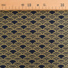 Sensu Marine Gold Lurex-Printed Cotton - Maison Klem