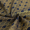 Sensu Marine Gold Lurex-Printed Cotton - Maison Klem