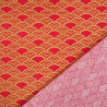 Sensu Red Gold Lurex-Printed Cotton - Maison Klem