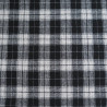 Tartan-Stoff mit schwarz-weißen Karos – Maison Klem