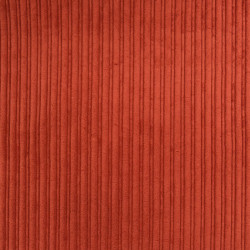 Terracotta Sherpa-Backed Ribbed Velvet - Maison Klem