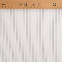Terciopelo acanalado con forro de sherpa blanco - Maison Klem