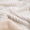 White Sherpa-Backed Ribbed Velvet - Maison Klem