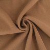 Coffee-Colored Caban-Style Knit Fabric Coat - Maison Klem