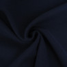 Navy Blue Caban-Style Knit Fabric Coat - Maison Klem