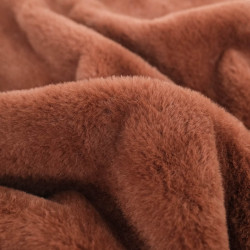 Fausse Fourrure Lapinou Chocolat - Maison Klem