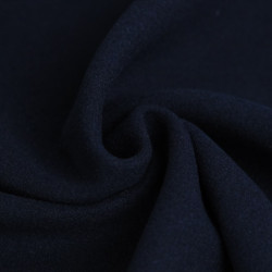 Strickstoff im Caban-Look, marineblauer Mantel – Maison Klem