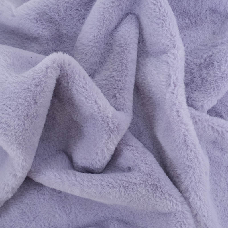 Fausse Fourrure Lapinou Lilas - Maison Klem