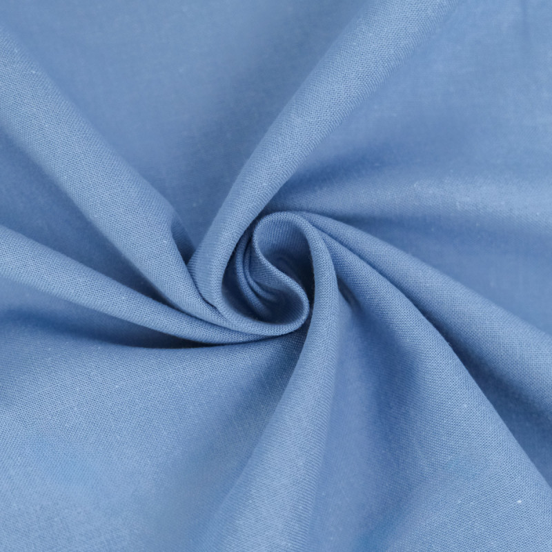 Tela de algodón sanforizada azul grisáceo - Maison Klem
