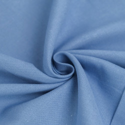 Tessuto in cotone sanforizzato blu-grigio - Maison Klem