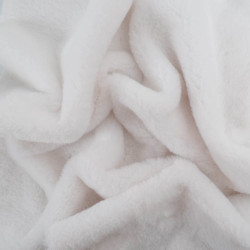 Fausse Fourrure Lapinou Blanc - Maison Klem