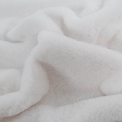 Fausse Fourrure Lapinou Blanc - Maison Klem