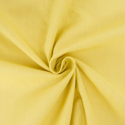 Tessuto in cotone sanforizzato giallo grano - Maison Klem