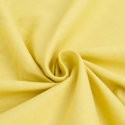 Tessuto in cotone sanforizzato giallo grano - Maison Klem