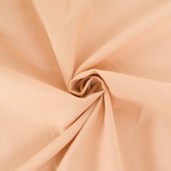 Peach-Colored Sanforized Cotton Fabric - Maison Klem