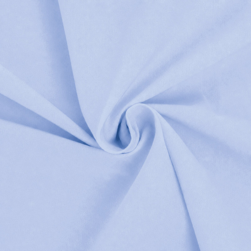Light Pastel Blue Sanforized Cotton Fabric - Maison Klem