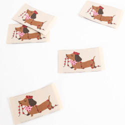 Aufnäher „Dackel mit Herz“ – Maison Klem