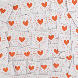 Etichetta da cucire “Cuore scintillante” - Maison Klem