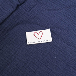 "Sewn with Love" Sew-On Label - Maison Klem