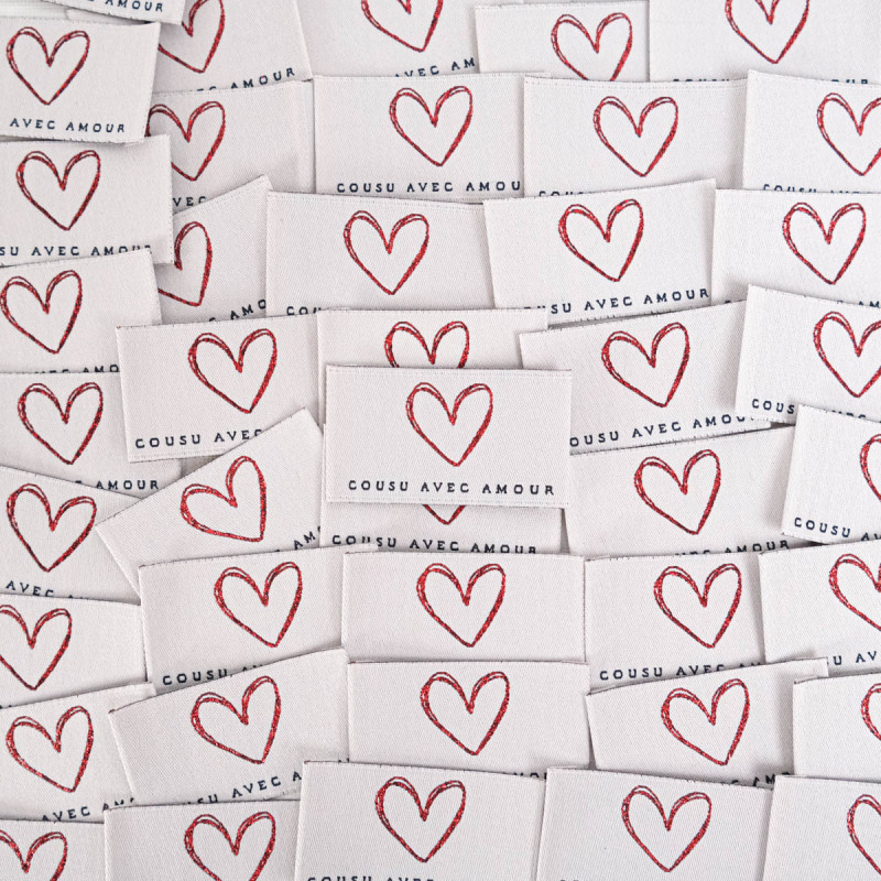 Naailabel ‘Cousu Avec Amour’ - Maison Klem