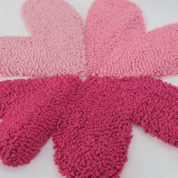 Quadro Punch Needle “Trèfle Rose” 45×45 - Maison Klem