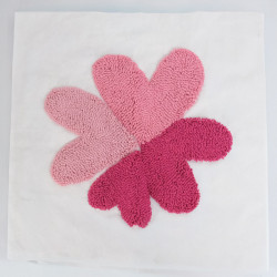 Panel de punzonado «Trébol rosa» 45 × 45 - Maison Klem