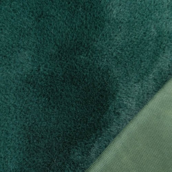 Fausse Fourrure Lapinou Vert Sapin - Maison Klem