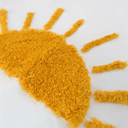 Punch Needle "Sunrise" Panel, 45 x 45 - Maison Klem
