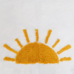 Punch Needle "Sunrise" Panel, 45 x 45 - Maison Klem