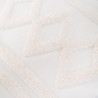 Bohemian Punch Needle Panel, Ecru, 45 x 45 - Maison Klem
