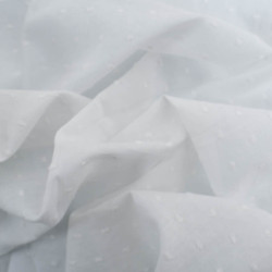 Plumetis Coton Blanc - Maison Klem