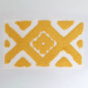 Ethnic Punch Needle Wall Hanging, 30 x 50, Ochre - Maison Klem