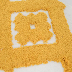 Pannello Punch Needle in stile etnico 30×50, color ocra - Maison Klem