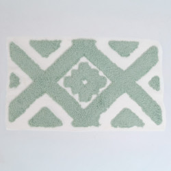 Pannello Punch Needle in stile etnico 30×50 Celadon - Maison Klem