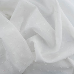 Plumetis Coton Ecru - Maison Klem