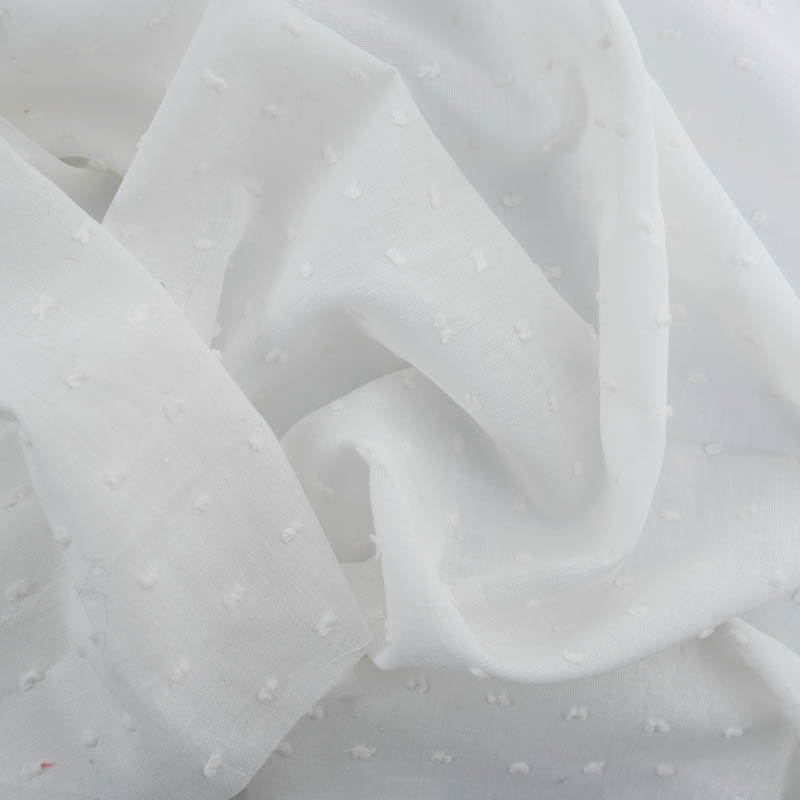 Plumetis Coton Ecru - Maison Klem