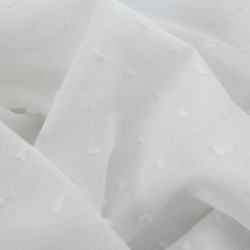 Plumetis Coton Ecru - Maison Klem