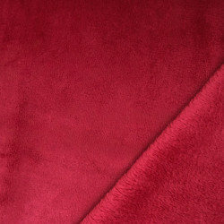 Peluche grueso de 400 g, color burdeos - Maison Klem
