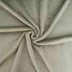 Solid-Color Plush Blanket, 260 g, Sage - Maison Klem