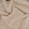 Cocoa-Colored Sherpa-Lined Ribbed Velvet - Maison Klem