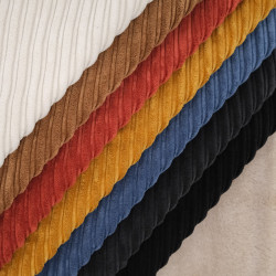 Sherpa-Backed Ribbed Velvet - Maison Klem