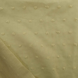Plumetis Coton Olive - Maison Klem