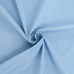 Chambray di cotone James azzurro - Maison Klem
