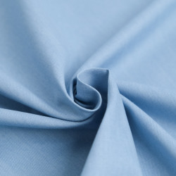 Hellblaues Baumwoll-Chambray „James“ – Maison Klem