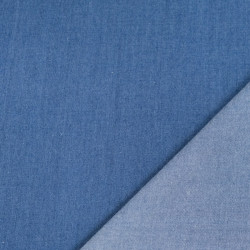 Chambray di cotone James blu indaco - Maison Klem