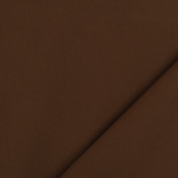 Alice Premium Solid Chocolate Cotton Poplin - Maison Klem